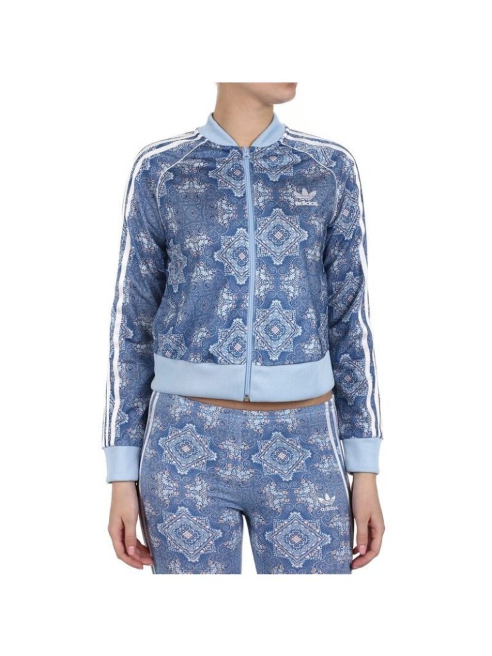 Adidas Girls L 13-14 Youth NEW Multicolor Superstar Crop Track Sporty Jacket